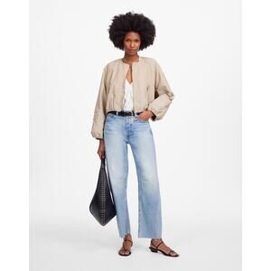 Madewell Women’s Petite Darted Barrel-Leg Jean NU348 Edmondson Wash Sz 27P NWT